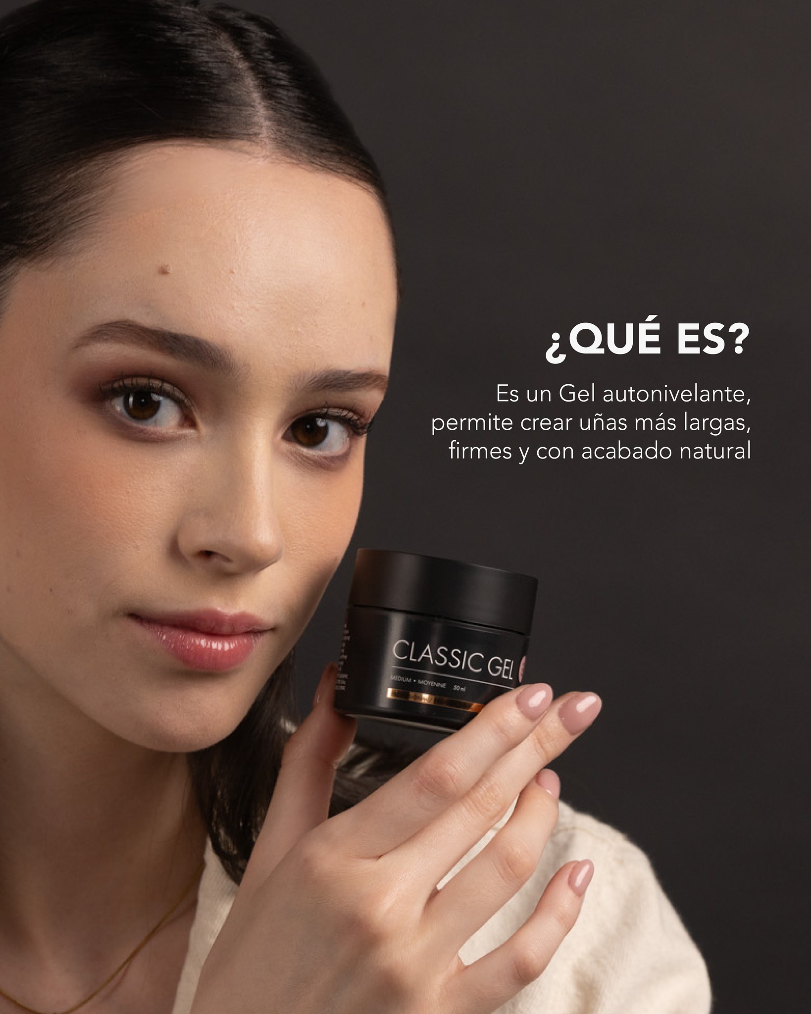 Pieza explicativa: Classic Gel es un gel autonivelante