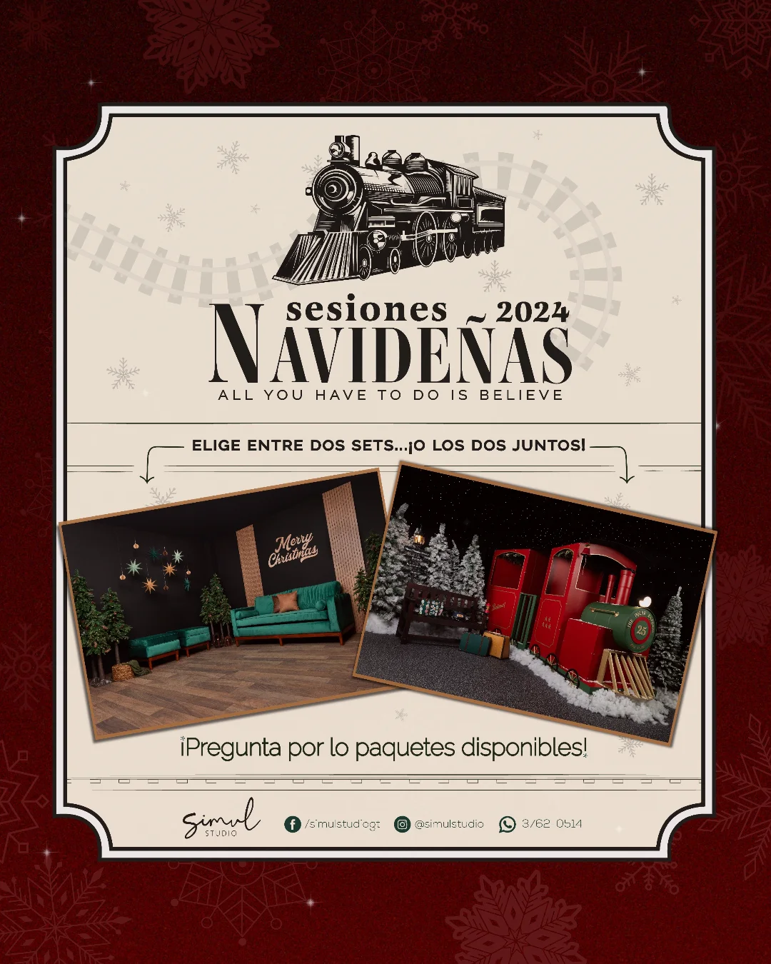 Pieza que presenta los dos sets navidenos de 2024