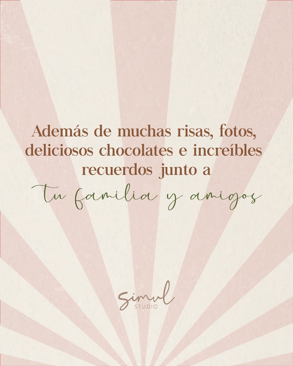 Pieza tipografica sobre la experiencia de la sesion