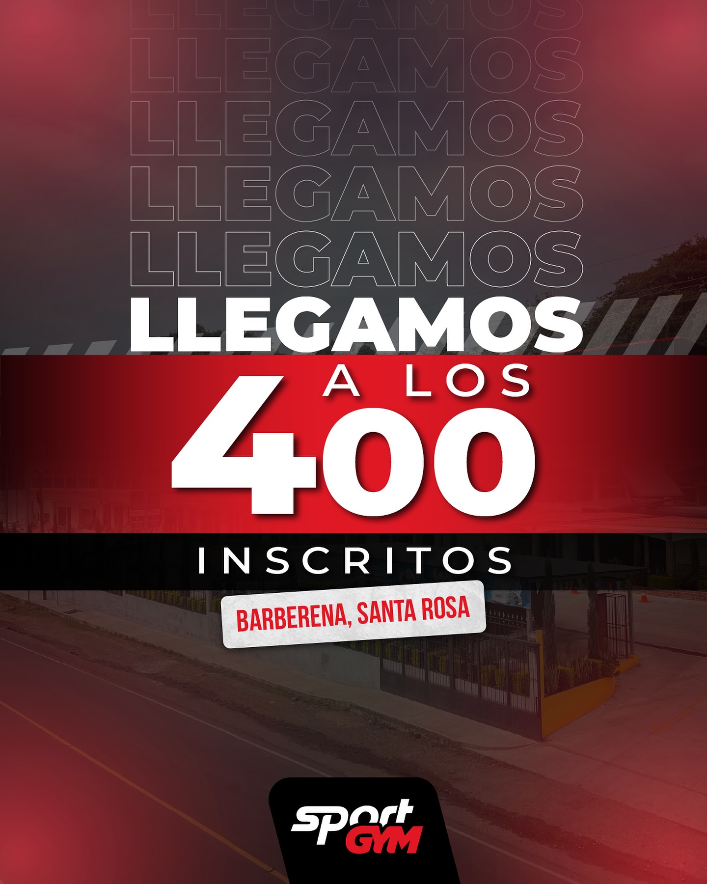 Pieza que celebra los 400 inscritos en Barberena, Santa Rosa